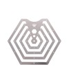 Szablon do rzeźbienia Hexagon Carving Rib