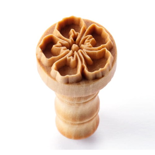 Tonstempel Hibiskus 2 von MKM Pottery Tools - 1240.design