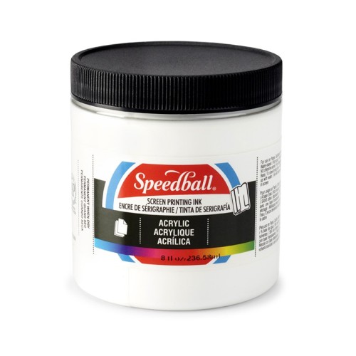 Speedball Acrylic Screen Printing Ink White - 1240.design