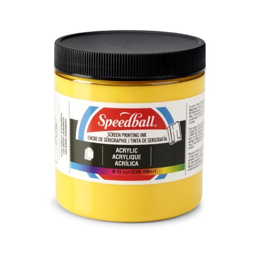 Akrylová barva na sítotisk Speedball tmavě žlutá - 1240.design