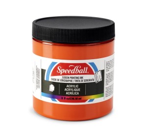 Akrylová barva na sítotisk Speedball oranžová - 1240.design