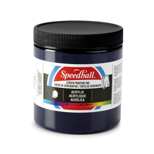 Akrylová barva na sítotisk Speedball tmavě modrá - 1240.design
