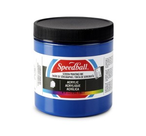 Akrylová barva na sítotisk Speedball cyjan tiskový - 1240.design