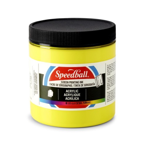 Akrylová barva na sítotisk Speedball žlutá tisková - 1240.design