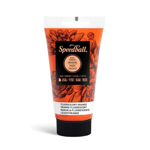 Grafická barva Speedball fluorescenční oranžová - 1240.design