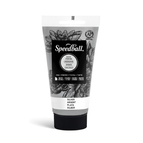 Farba graficzna Speedball srebrna  - 1240.design