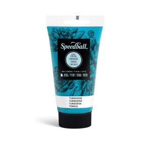 Grafická barva Speedball na linoryt tyrkysová - 1240.design