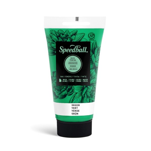 Speedball Water-Soluble Block Printing Ink Green - 1240.design