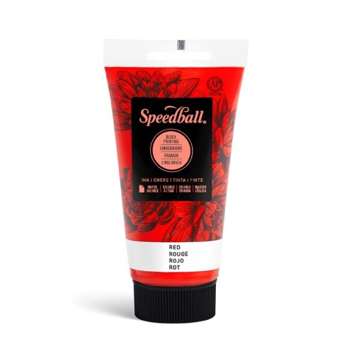 Speedball Water-Soluble Block Printing Ink Red - 1240.design