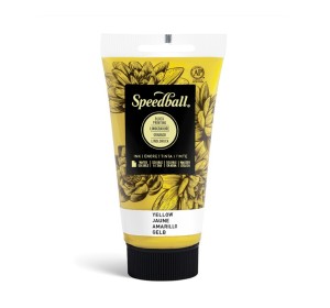 Vodou ředitelná grafická barva Speedball žlutá - 1240.design