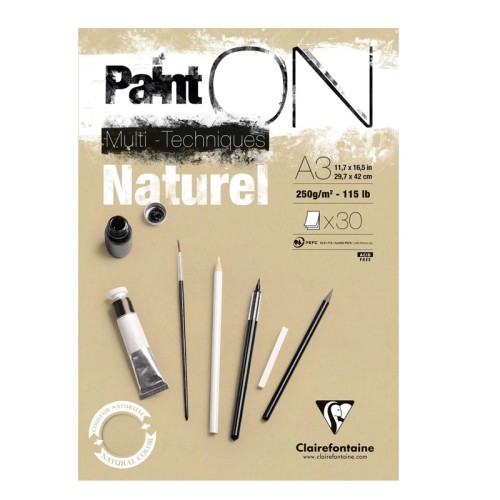 Clairefontaine Paint'ON Multi-Technik Zeichenblock - 1240.design