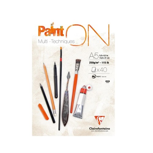 Blok na mixované techniky Paint'ON White - 1240.design