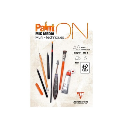 Blok na mixované techniky Paint'ON White - 1240.design