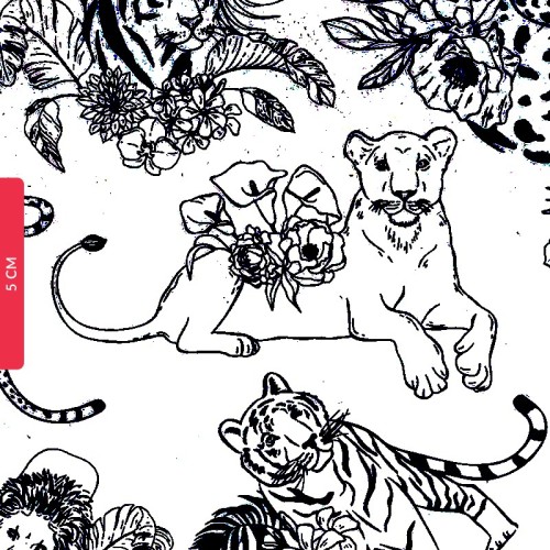 Big Cats ceramic transfer - 1240.design