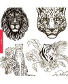 Big Cats ceramic transfer - 1240.design