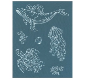 EZScreenPrint Siebdruck-Schablone Ozean - 1240.design
