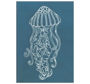 EZScreenPrint Siebdruck-Schablone Qualle - 1240.design