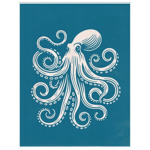 EZScreenPrint Siebdruck-Schablone Oktopus - 1240.design
