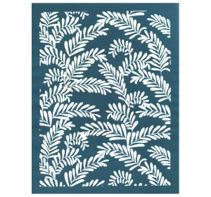 EZScreenPrint Curved Fern Leaves Silkscreen - 1240.design