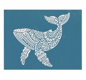 Szablon do sitodruku Wzorzysty humbak - 1240.design
