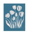 Šablona na sítotisk Jarní tulipány - 1240.design