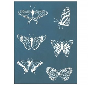 EZScreenPrint Siebdruck-Schablone Schmetterlinge - 1240.design