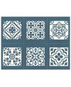 Šablona na sítotisk Vzory dlaždic - 1240.design
