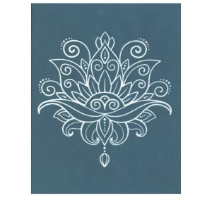 EZScreenPrint Siebdruck-Schablone Lotusblüte - 1240.design