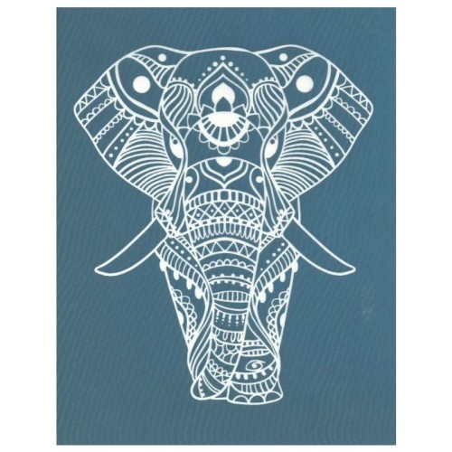 EZScreenPrint Siebdruck-Schablone Afrikanischer Elefant - 1240.design