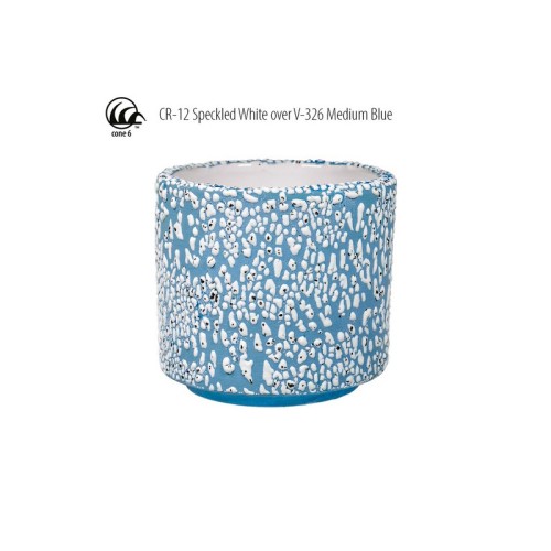 AMACO CR-12 Speckled White Steinzeug-Glasur - 1240.design