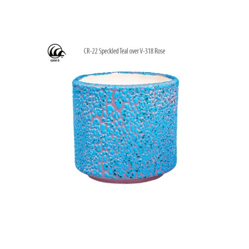 AMACO CR-22 Speckled Teal Steinzeug-Glasur - 1240.design
