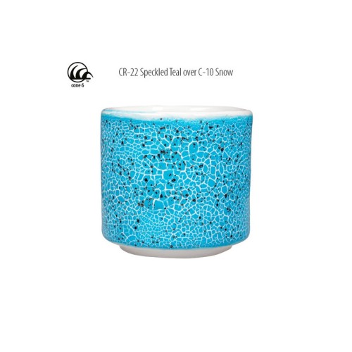 AMACO CR-22 Speckled Teal Steinzeug-Glasur - 1240.design