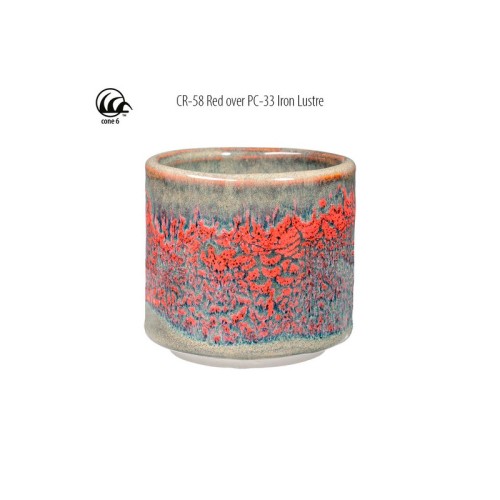 AMACO CR-58 Red Steinzeug-Glasur - 1240.design