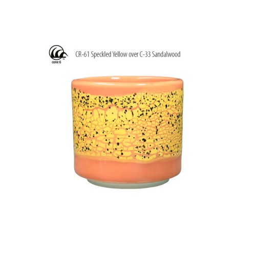 AMACO CR-61 Speckled Yellow Steinzeug-Glasur - 1240.design