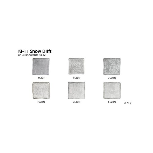 Glazura AMACO KI-11 Snow Drift  - 1240.design