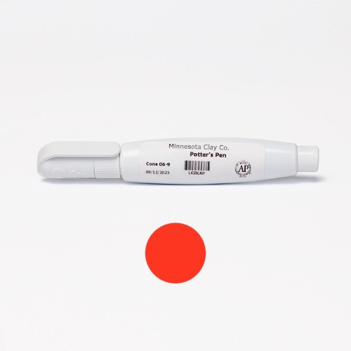 Minnesota Clay BRIGHT RED underglaze pen - 1240.design