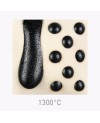 Mayco SW-425 Black Melt Gloop stoneware glaze - 1240.design