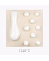 Mayco SW-420 White Melt Gloop stoneware glaze - 1240.design