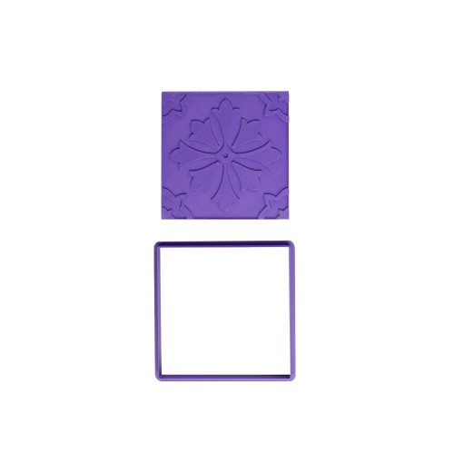 Ausstechform mit Stempel „Heraldic Bloom“ – 1240.design