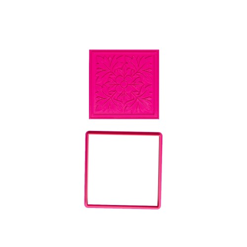 Ausstechform mit Stempel und Blumenornament – 1240.design