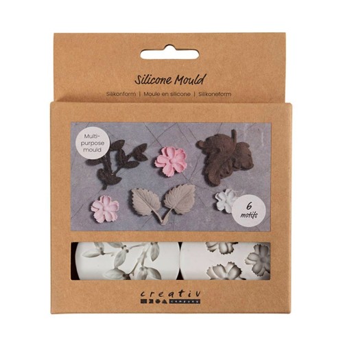 Creativ Company Leaves and flowers Silicone Mould - 1240.design