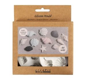 Silikonform muscheln und Seesterne - 1240.design