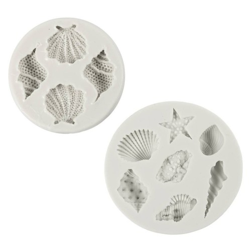 Creativ Company Shells and Starfish Silicone Mould - 1240.design