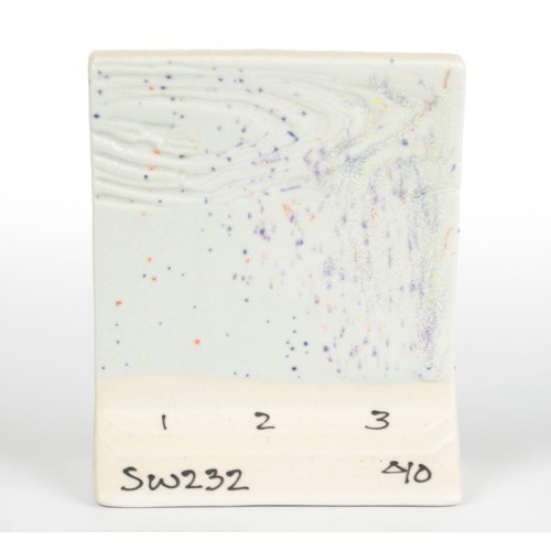 Steinzeug-Glasur Mayco SW-232 Baby Blue Speck - 1240.design