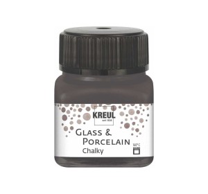 KREUL Glass & Porcelain chalky paint Volcanic Gray - 1240.design