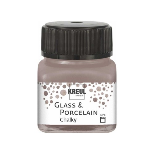 Křídová barva na sklo a porcelán KREUL Chalky Mild Mocca - 1240.design