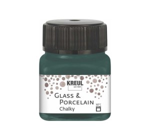 KREUL Glass & Porcelain chalky paint Cottage Green - 1240.design
