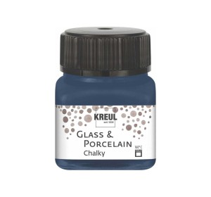 KREUL Glass & Porcelain chalky paint Navy Blue - 1240.design