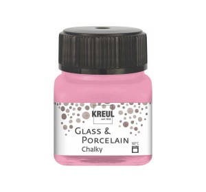 KREUL Glass & Porcelain chalky paint Candy Rose - 1240.design