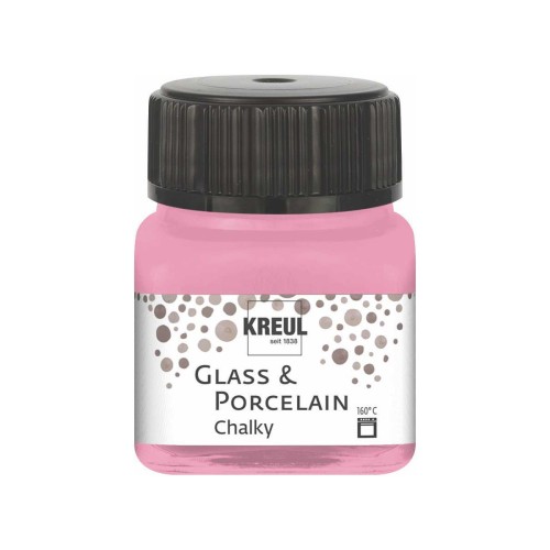 KREUL Glass & Porcelain chalky paint Candy Rose - 1240.design